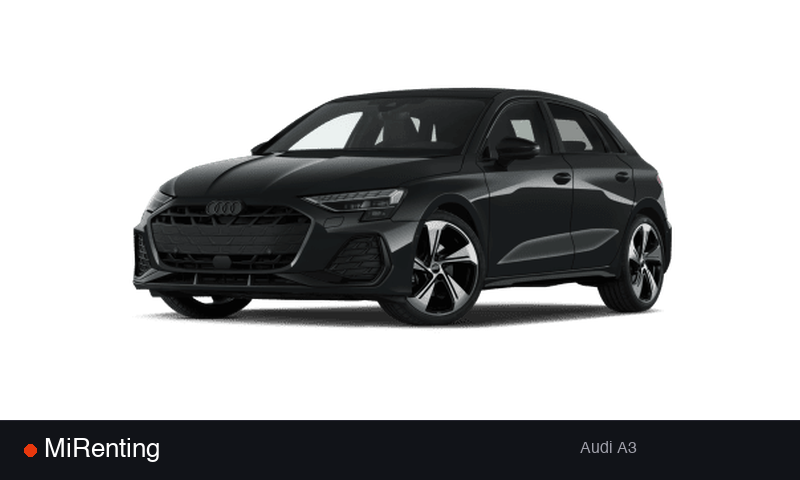 Renting Audi A3 — precio desde 352.0€/mes
