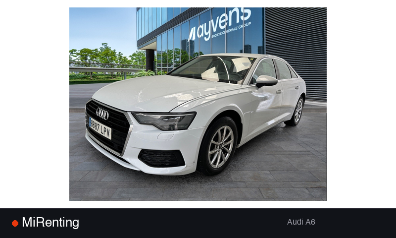 Renting Audi A6 — precio desde 522.0€/mes