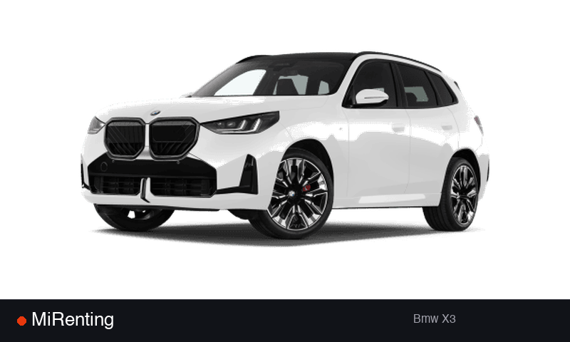 Renting Bmw X3 — precio desde 594.0€/mes