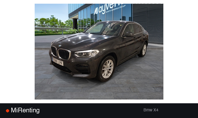 Renting Bmw X4 — precio desde 561.0€/mes