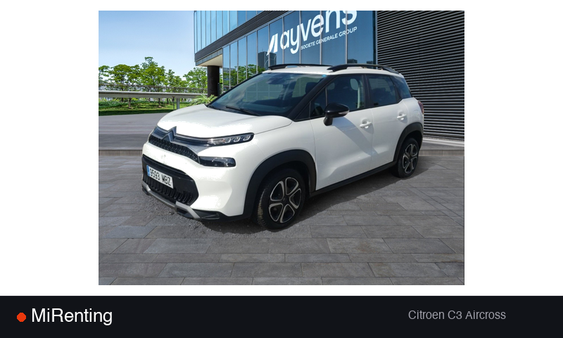 Renting Citroen C3 Aircross — precio desde 292.0€/mes
