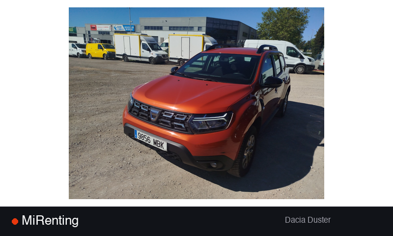 Renting Dacia Duster — precio desde 326.0€/mes