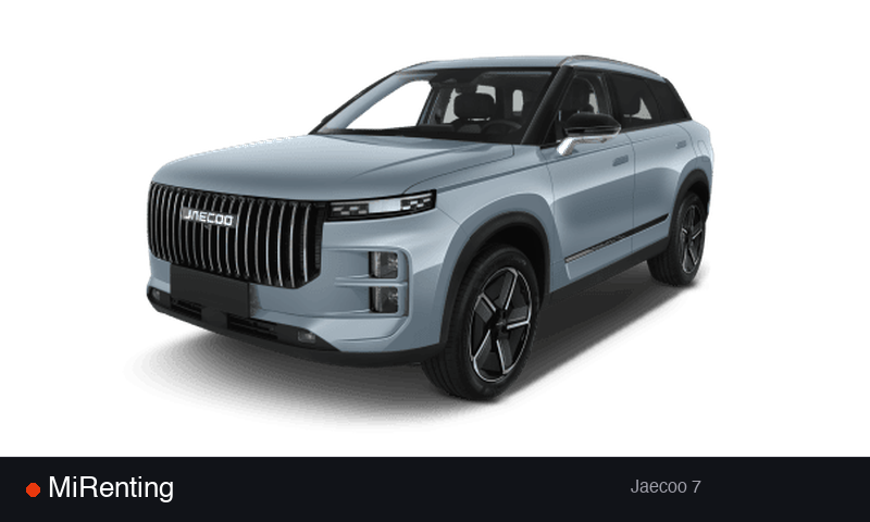 Renting Jaecoo 7 — precio desde 490.0€/mes