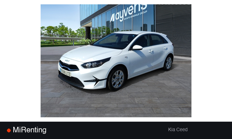 Renting Kia Ceed — precio desde 334.0€/mes