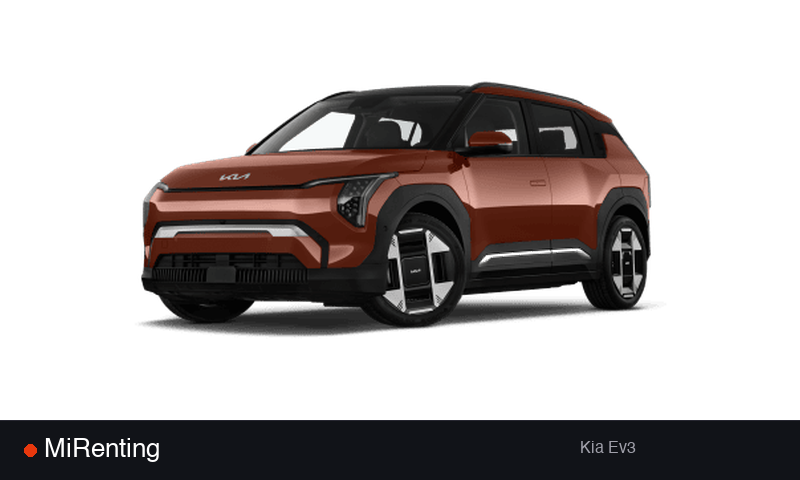 Renting Kia Ev3 — precio desde 407.0€/mes