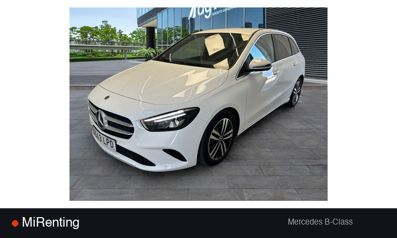 Renting Mercedes B-Class — precio desde 437.0€/mes