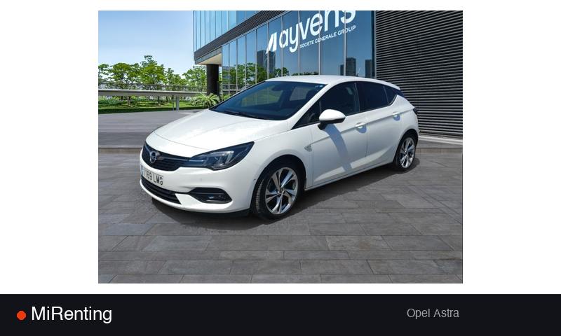 Renting Opel Astra — precio desde 330.0€/mes