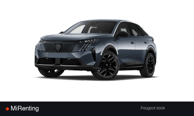 Renting Peugeot 3008 — precio desde 323.0€/mes