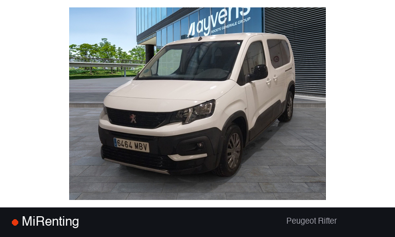 Renting Peugeot Rifter