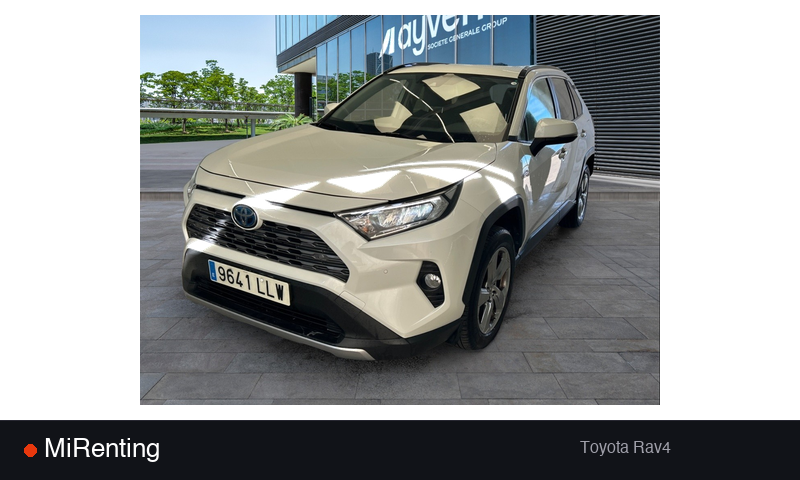 Renting Toyota Rav4 — precio desde 341.0€/mes